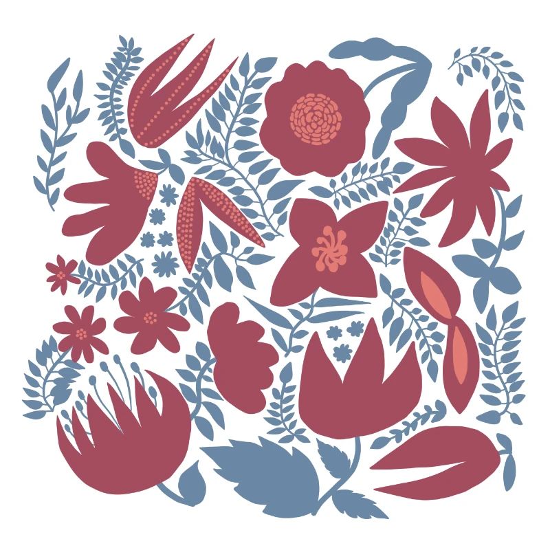 Fleurs lancées