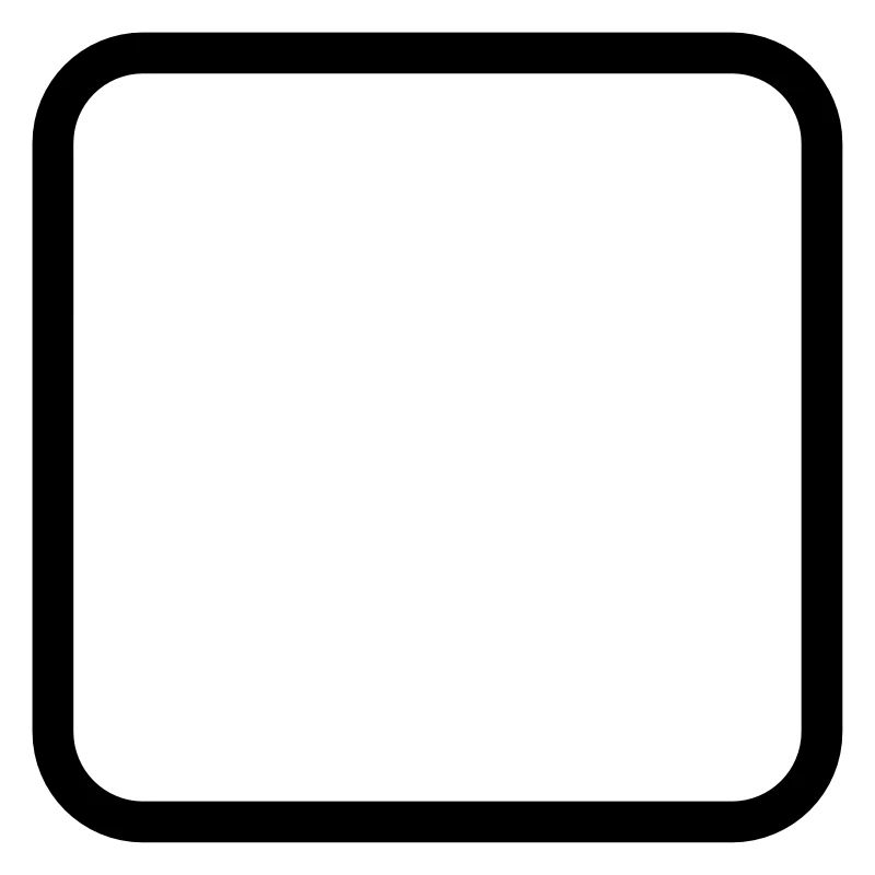 Square with round corners Template for editing
