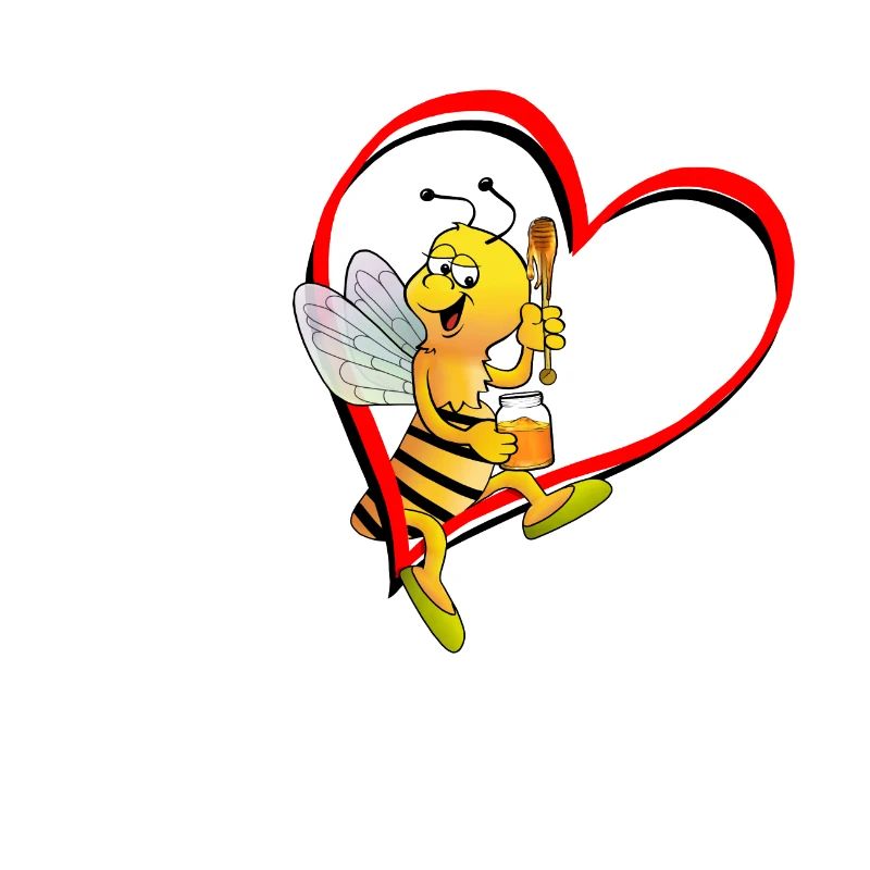 A heart for bees