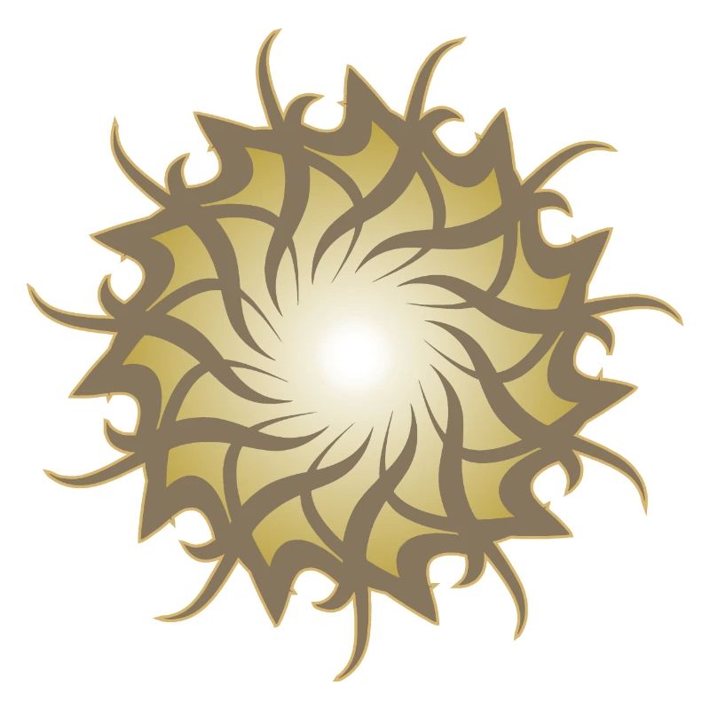 Esoteric 3d galaxy star sun