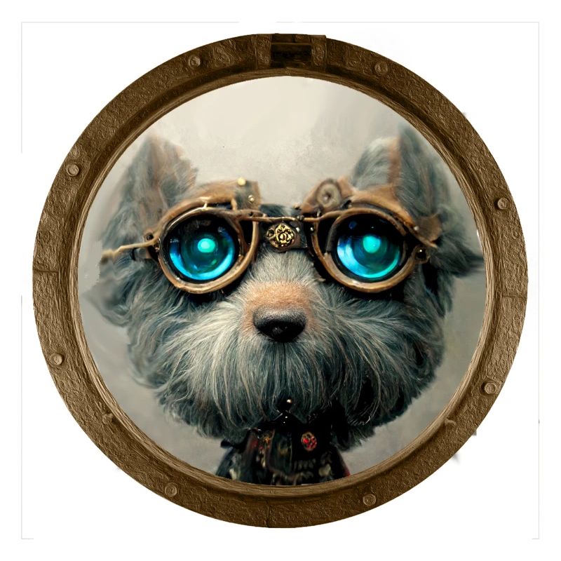 chien steampunk