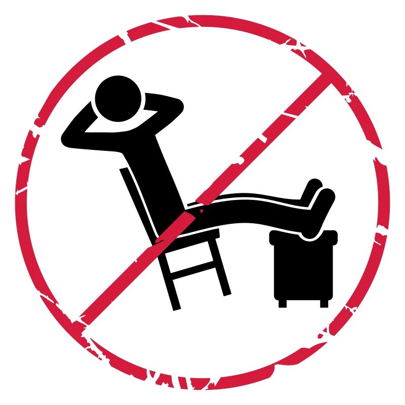 Pas de panneau de zone de détente