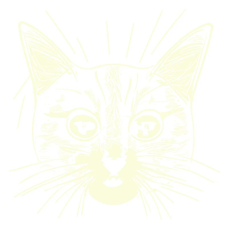 Illustration eines Katzenporträts, Vektor