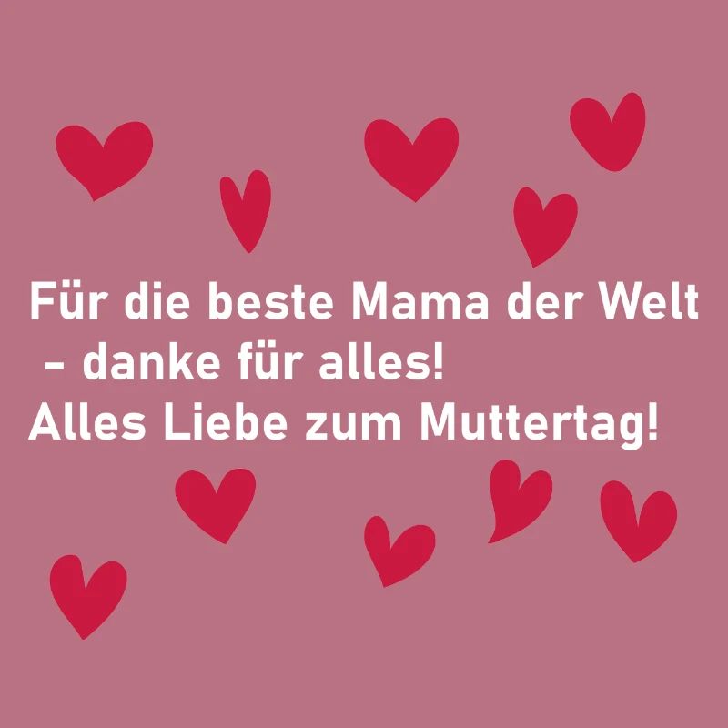 Für die beste Mama der Welt - Muttertags Geschenk
