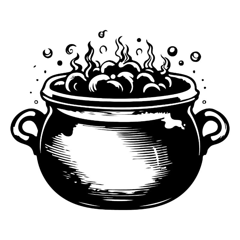 Cauldron Magical Witch Halloween