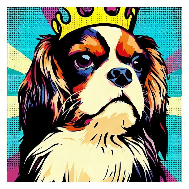Cavalier King Charles Spaniel Pop Art