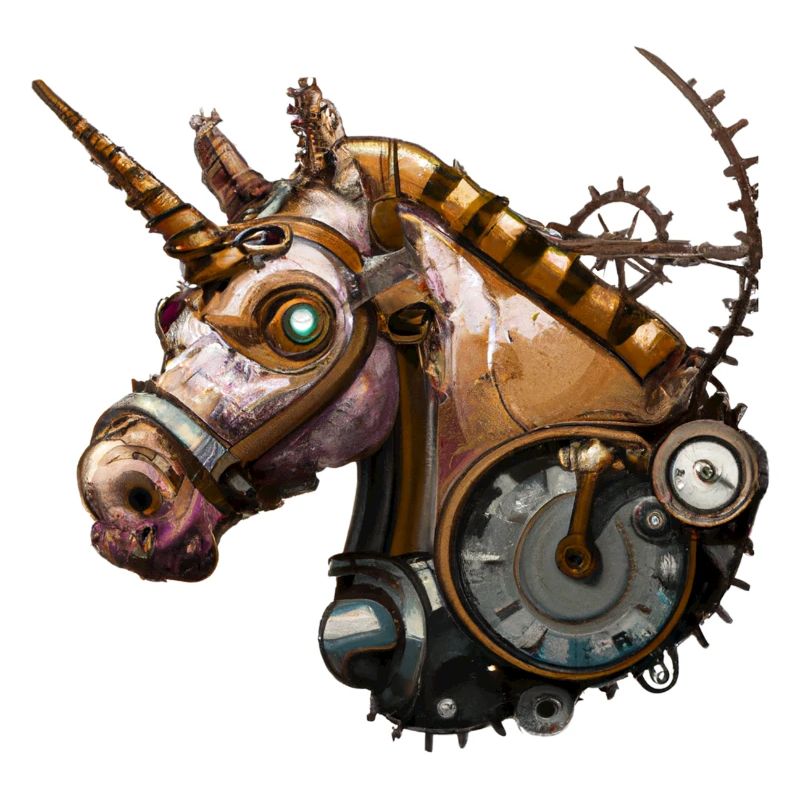 Steampunk Einhorn