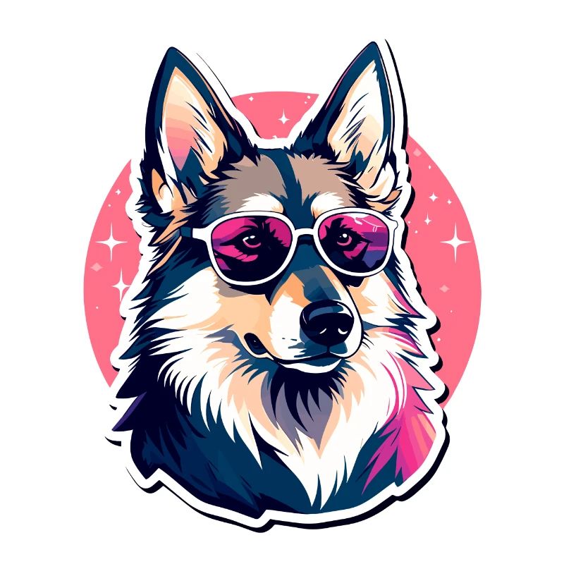 German Shepherd Illustration