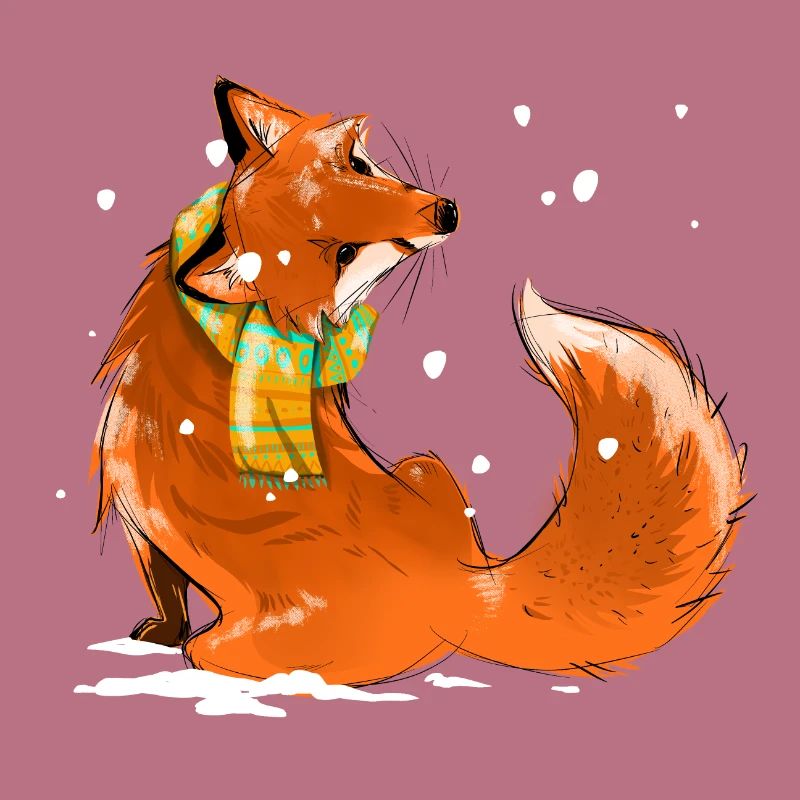 Fuchs im Schnee