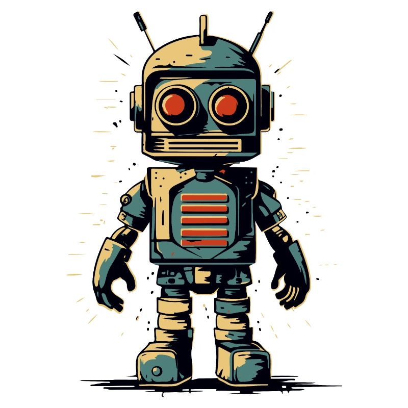 Retro Style Robot