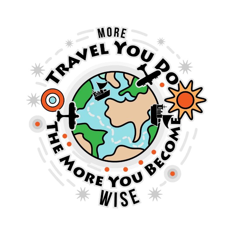 Plus vous voyagez, plus vous devenez sage citation