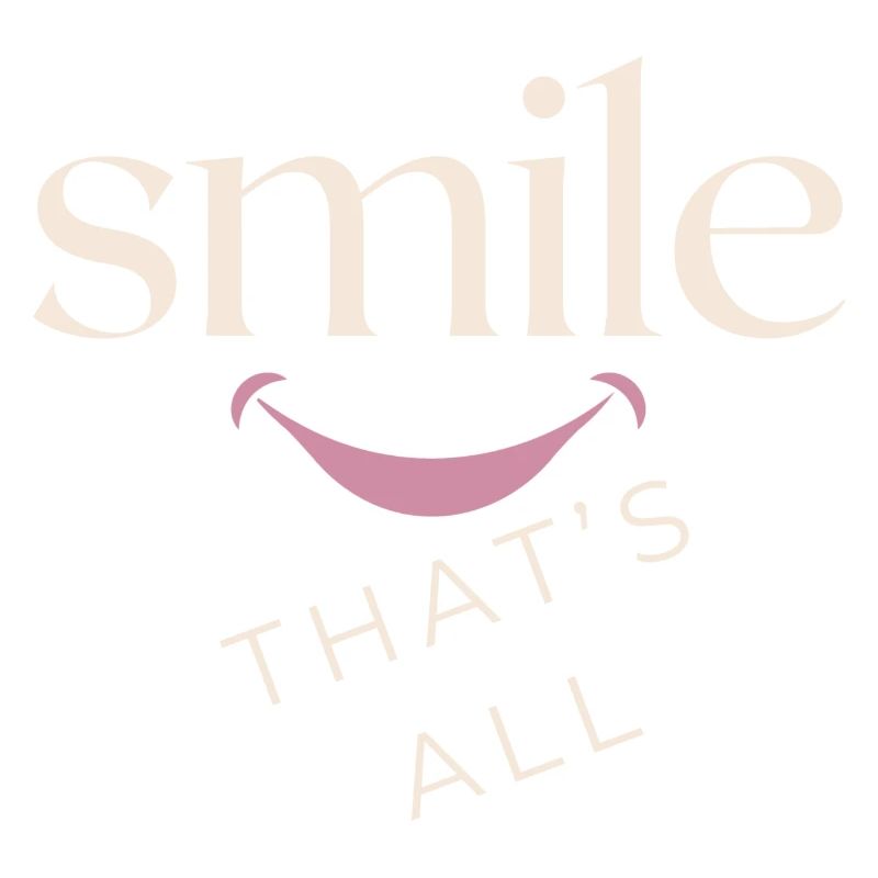 Souriez, c'est tout !