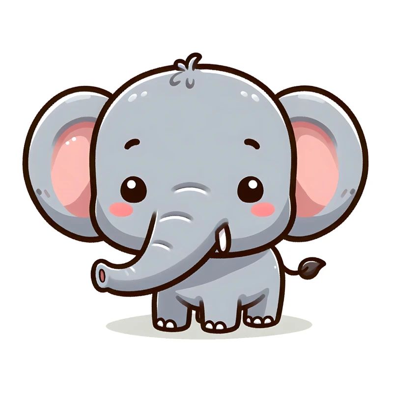 Éléphant mignon