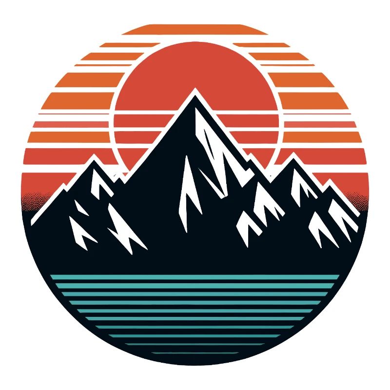 Mountains, nature, sunset