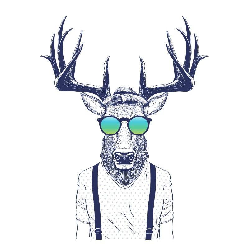 Cooler Hirsch