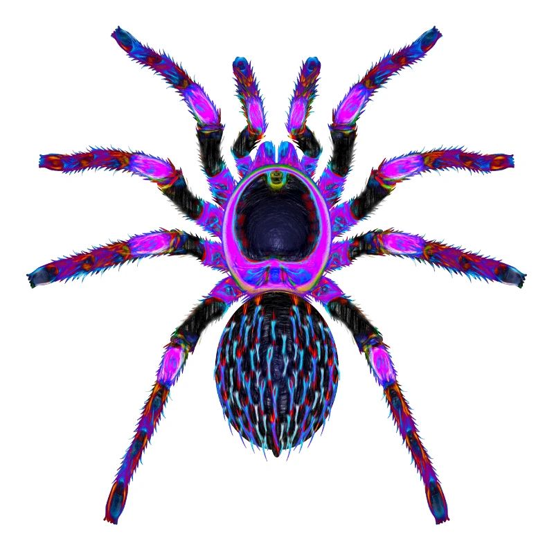 Lila Spinne