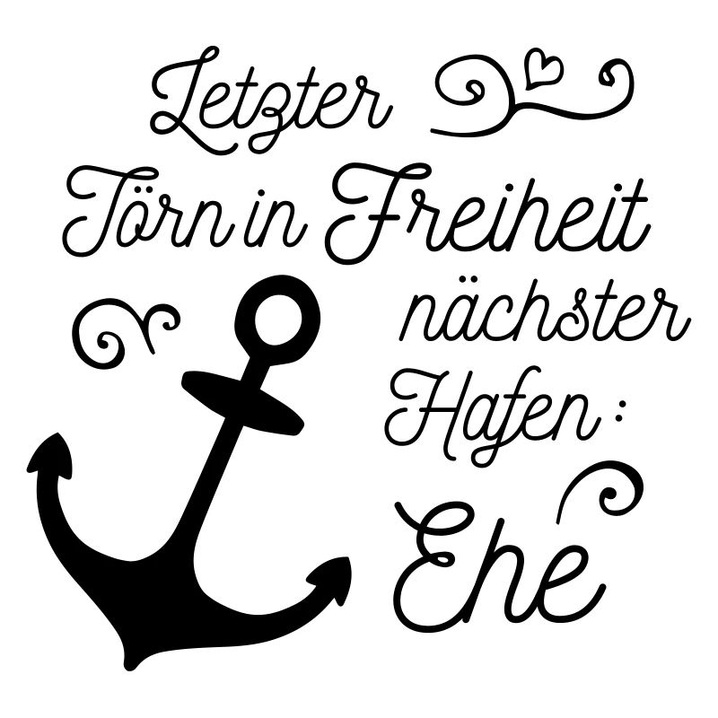 Anker JGA Törn Hafen Ehe junggesellenabschied