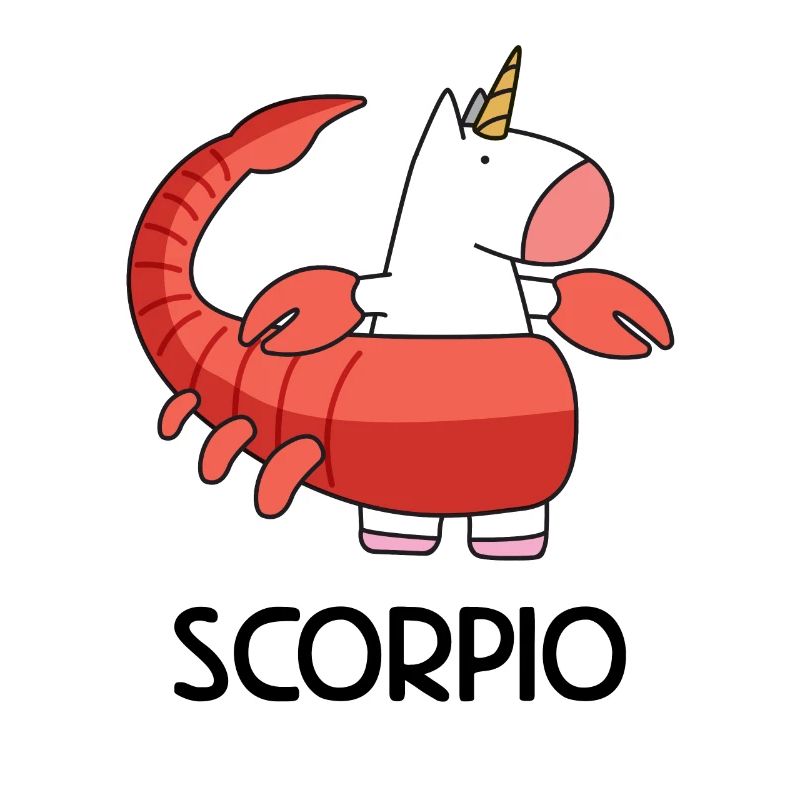Signe du zodiaque Scorpion Scorpion constellation licorne