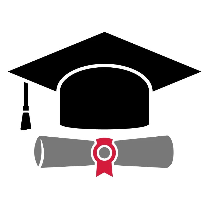 Doctor's hat with certificate - gift for graduation