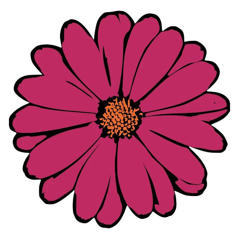 fleur, fleur, rouge, violet