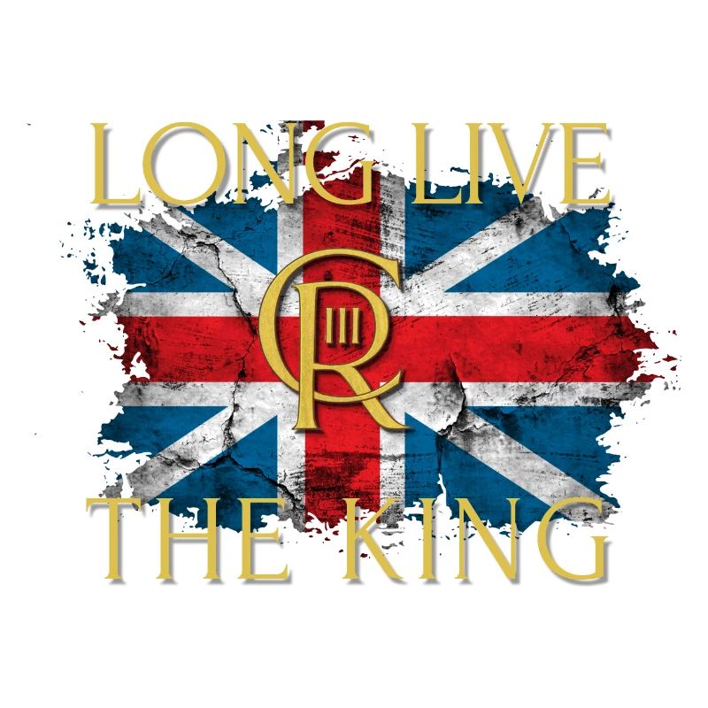 British King Coronation Charles England Flag