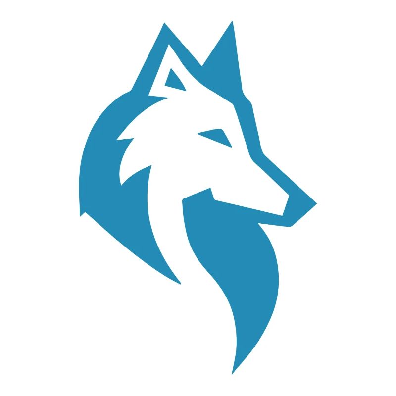 Silhouette de loup