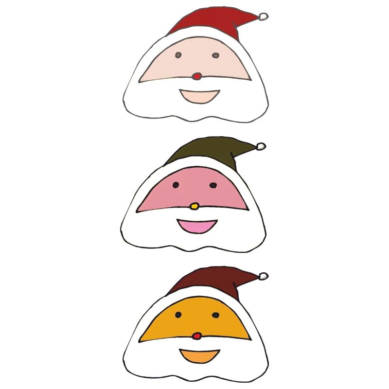 weihnachtsmann Drillinge