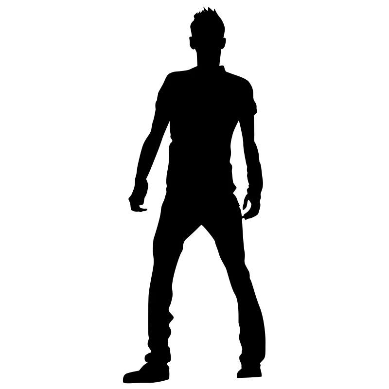Man body Silhouette vector design