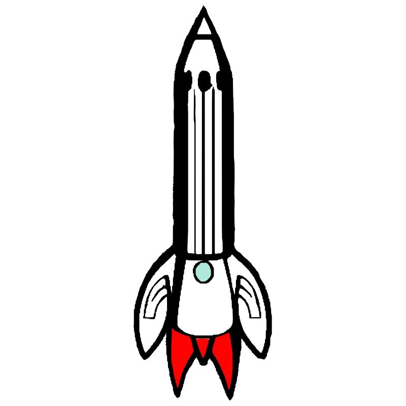 Vecteur de vol spatial spatial de fusée spatiale
