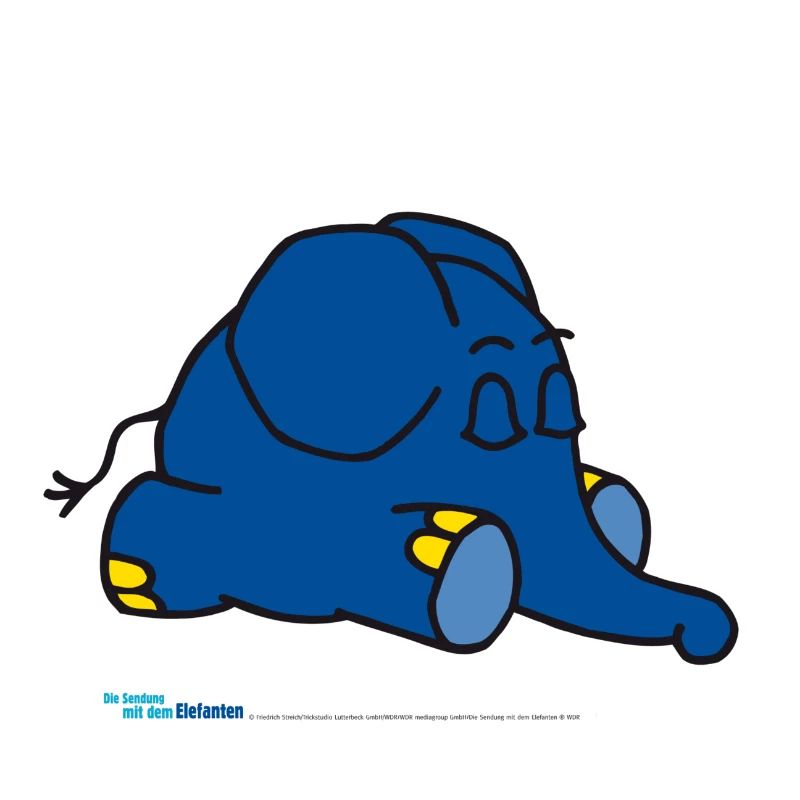 Der Elefant - schlafend