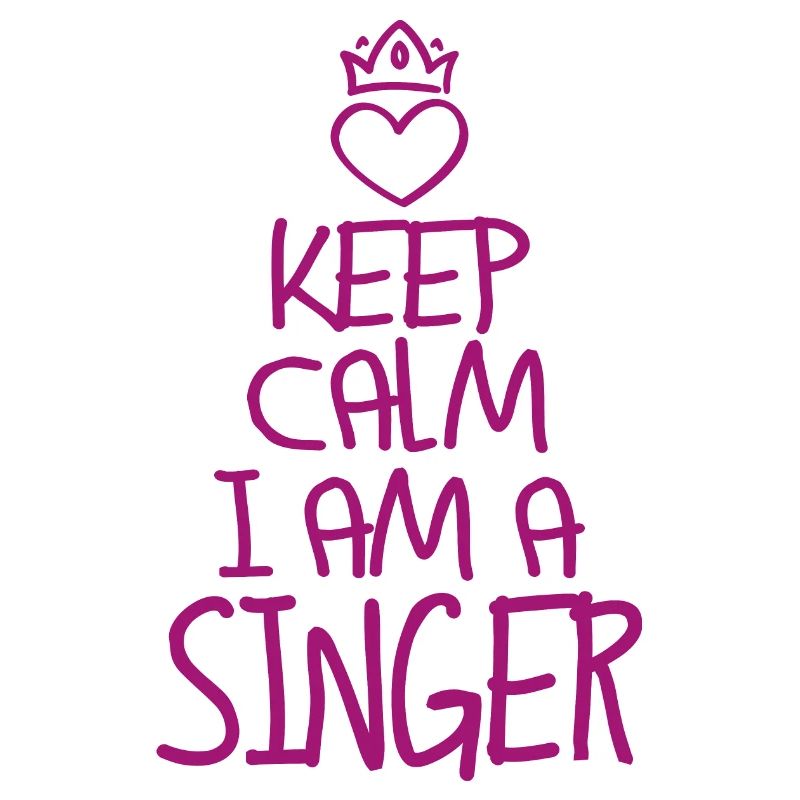 Keep Calm Singer Cool Singer Cadeau