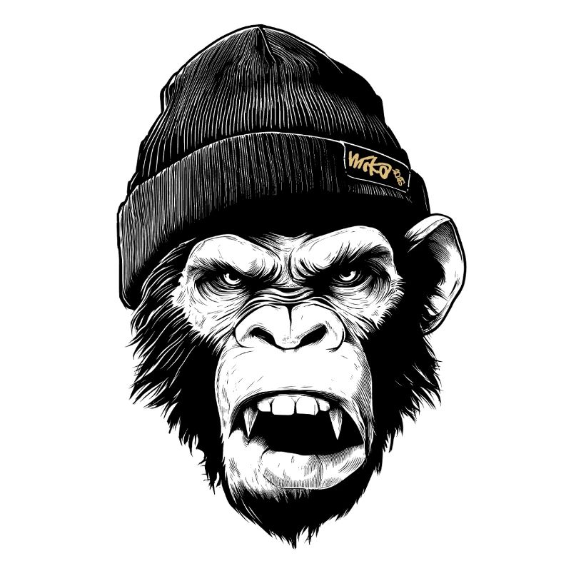 Singe enragé