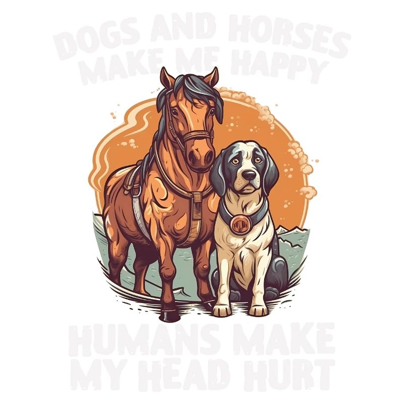 Hunden Und Pferden