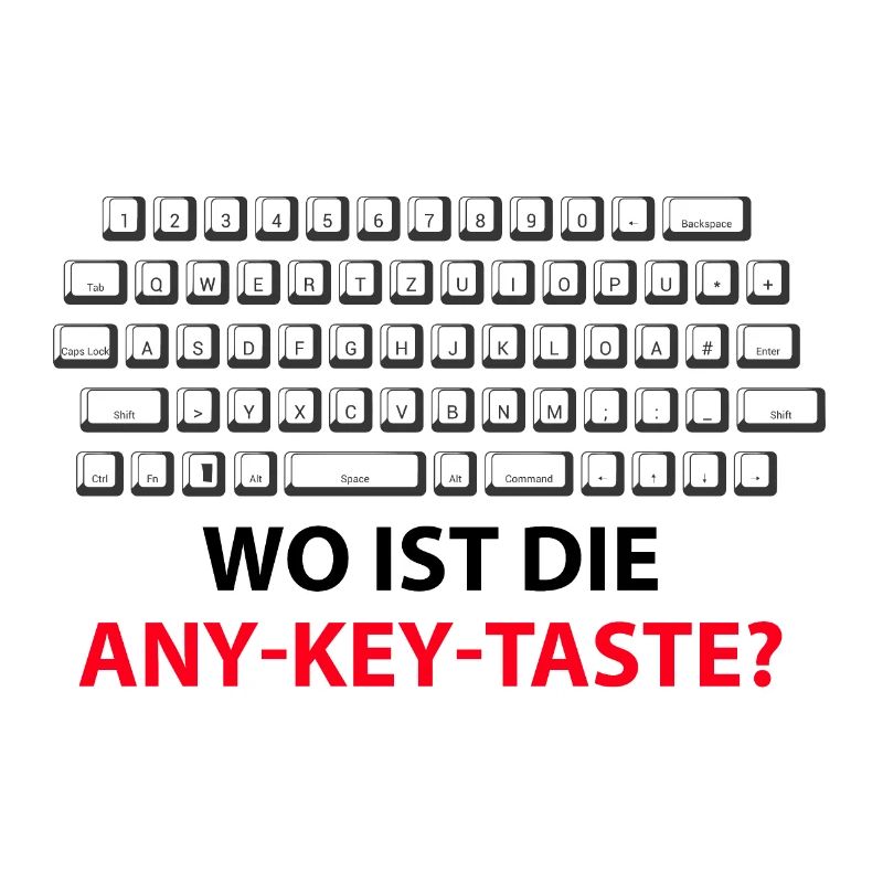Where is the Any Key button? Any Key