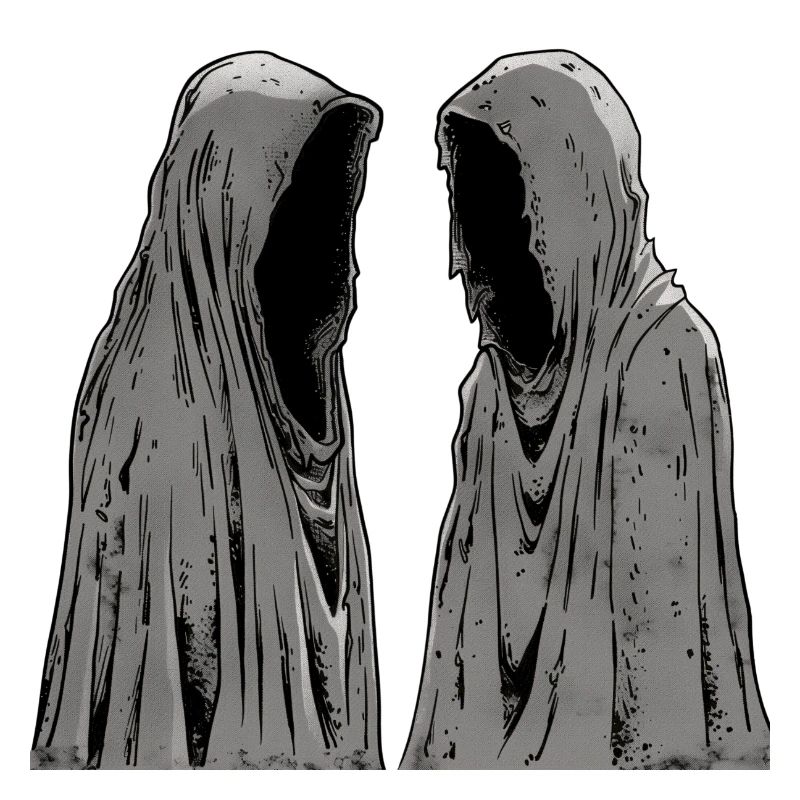 Pas de murmures de fantômes de visage