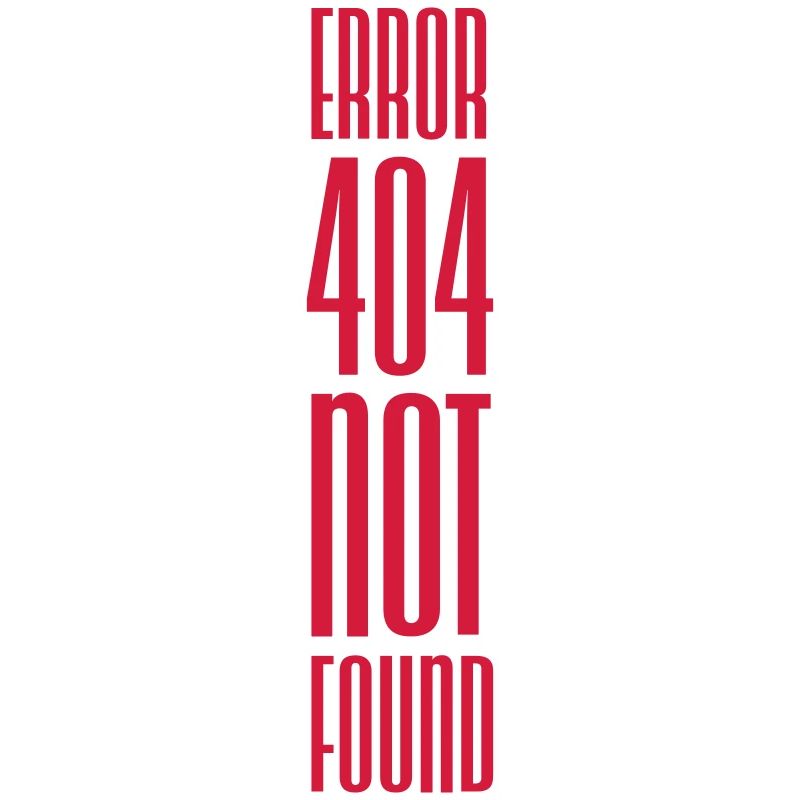 Error 404 not found