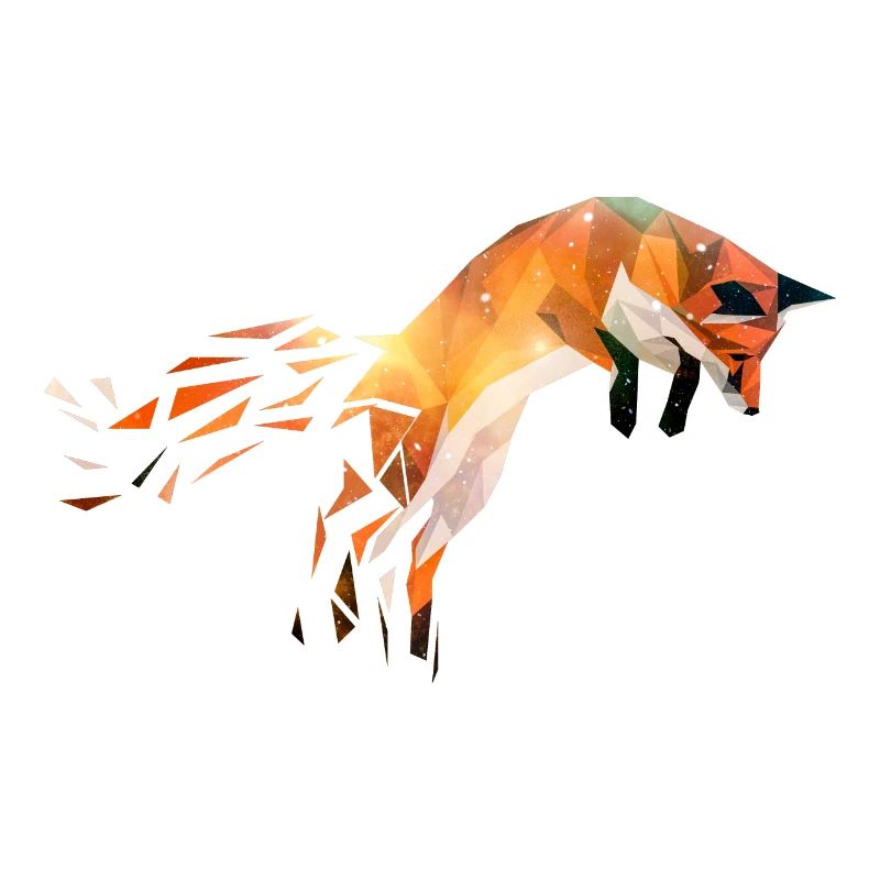 Fuchs geometrisch Motiv