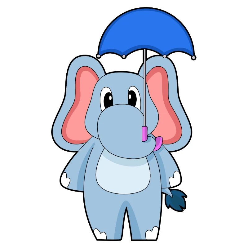 Elephant Rain Umbrella