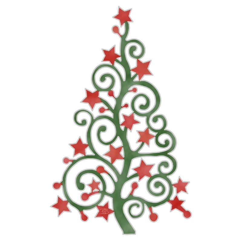 "Baum", Boho Line Art Design, Serie „Xmas“