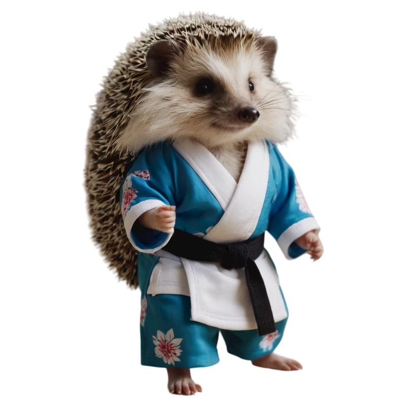 Sportlicher Igel