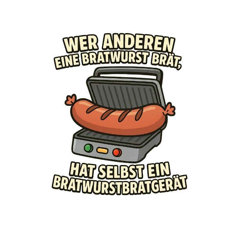 Bratwurst Bratgeräte Spruch