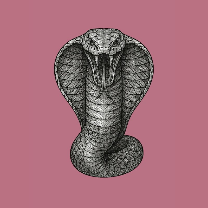 Cobra Graphite Line Illustration