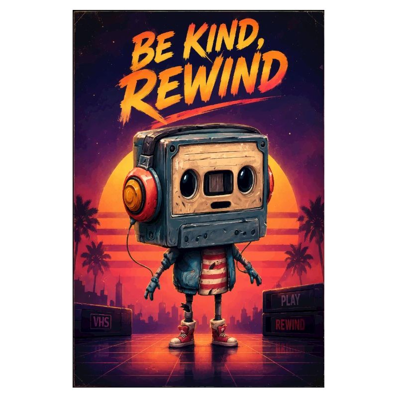Be Kind, Rewind Robot Sunset