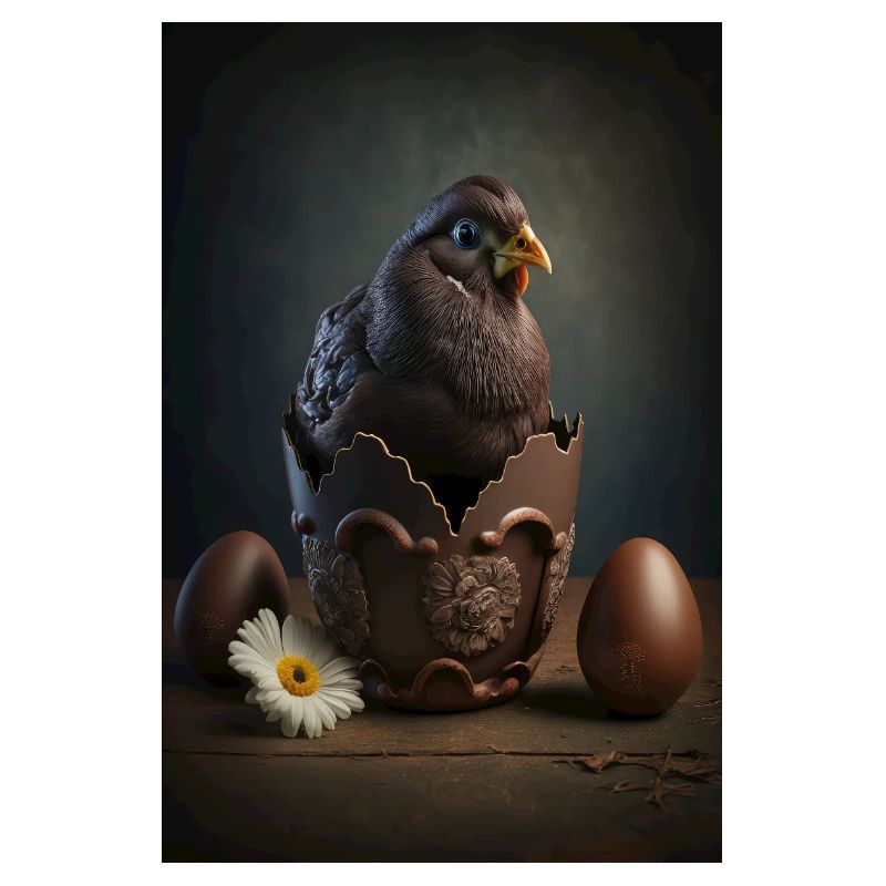 Poussin de Pâques Chocolat Chocolat Oeuf de Pâques