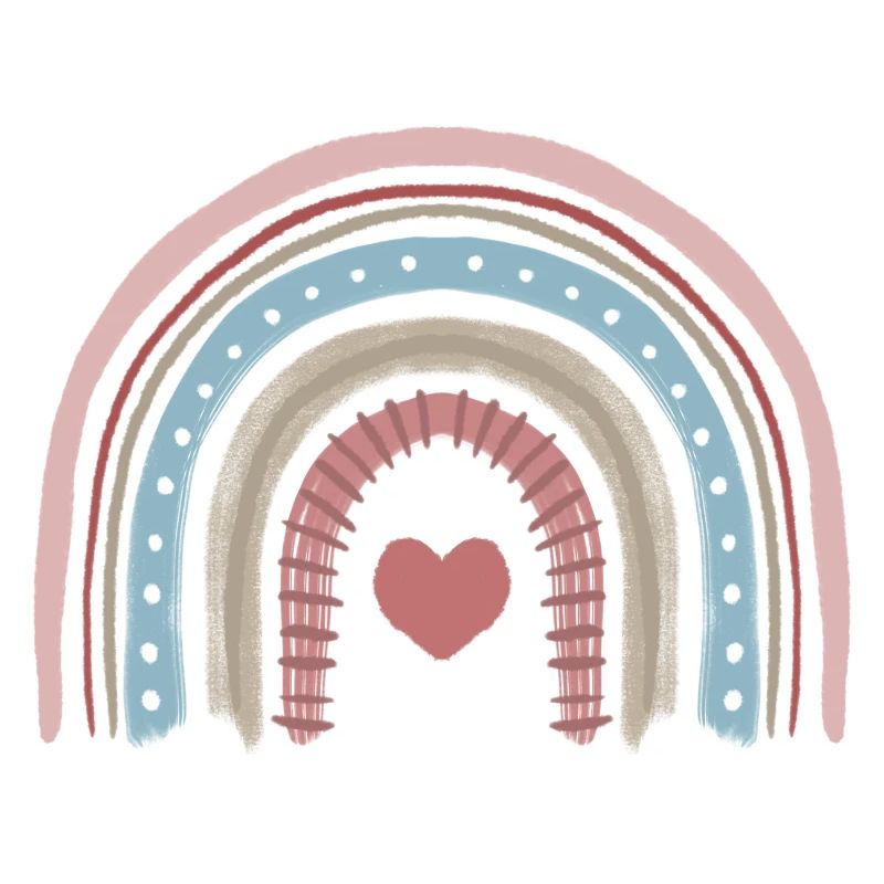Regenbogen Boho