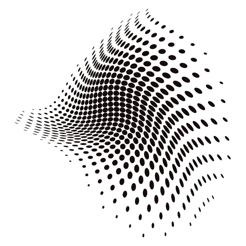 Cadeau de géométrie de formes d'illusion d'optique