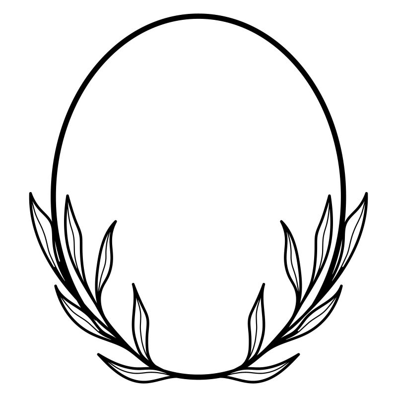 Willow leaf Boho Floral Wreath