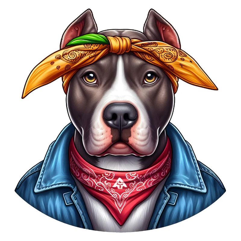 Artiste de rap Pitbull mignon