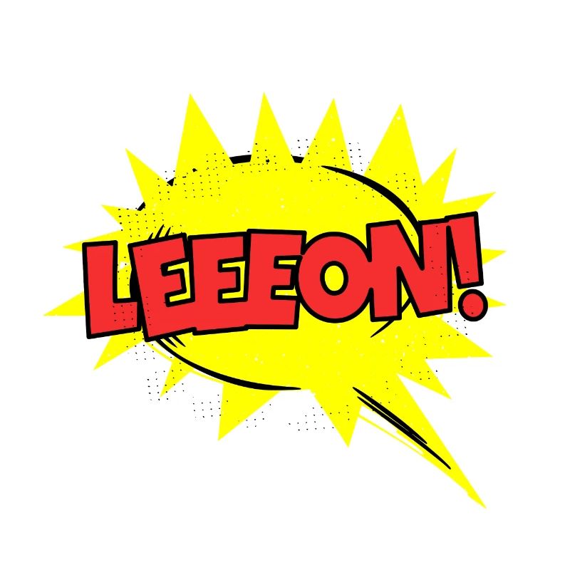 Leon nom drôle bulle Leeeon !
