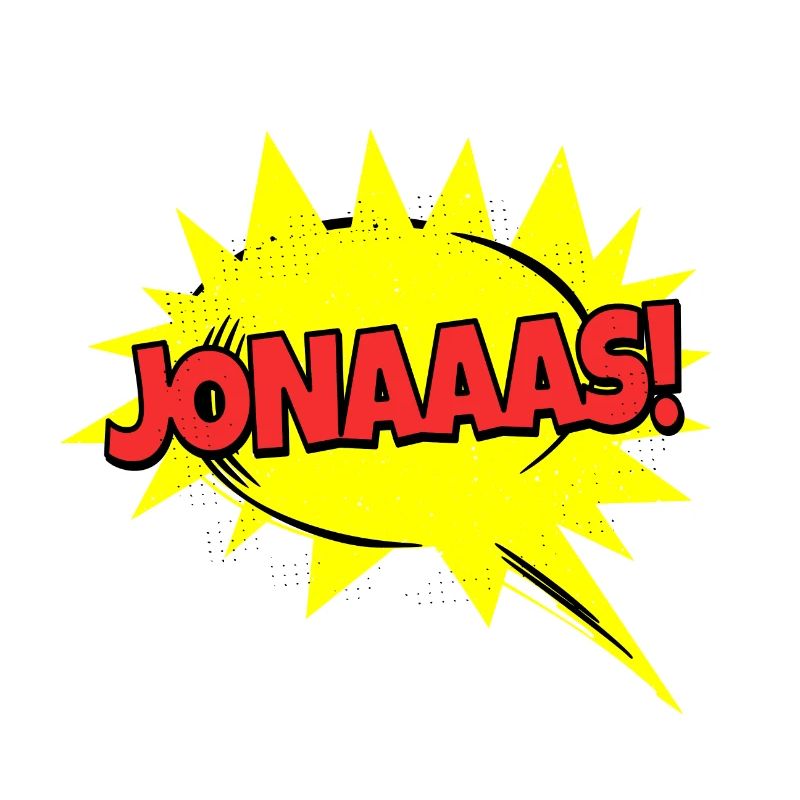 Le nom de Jonas drôle de bulle Jonaaas !